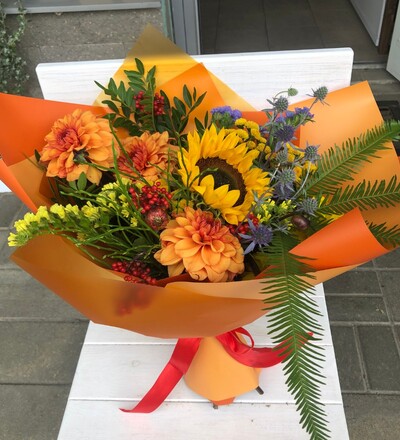 Купить Букет Солнечное счастье в Минске купить с доставкой в магазине флористики Садовская в Минске