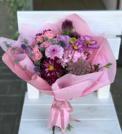 Купить Букет Разнообразие заказать в Минске с доставкой в магазине флористики Садовская в Минске
