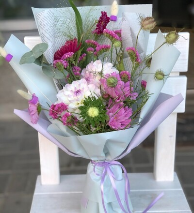 Купить Букет Всплеск в Минске с бесплатной доставкой в магазине флористики Садовская в Минске