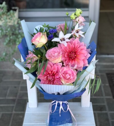 Купить Букет Далия 2 в Минске с бесплатной доставкой заказать в магазине флористики Садовская в Минске