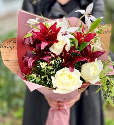 Купить Букет Аиша в Минске с бесплатной доставкой заказать в магазине флористики Садовская в Минске