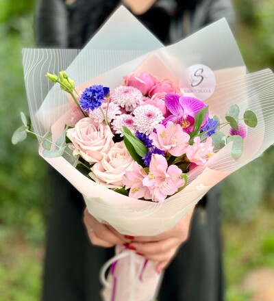 Купить Букет Уютная осень  в Минске с бесплатной доставкой заказать в магазине флористики Садовская в Минске