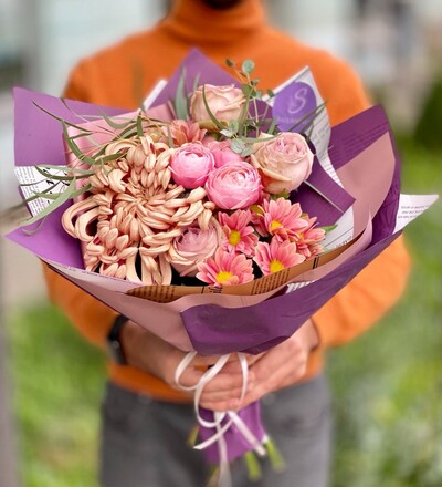 Купить Букет Вальс цветов  в Минске с бесплатной доставкой заказать в магазине флористики Садовская в Минске