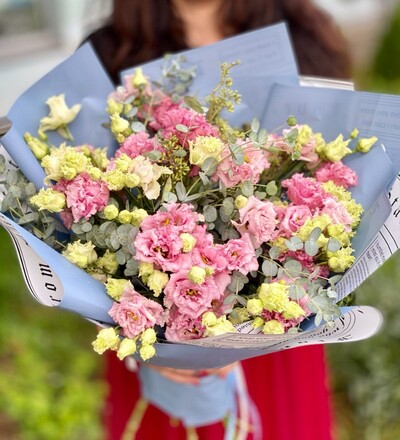 Купить Букет Розовое облако  в Минске с бесплатной доставкой заказать в магазине флористики Садовская в Минске