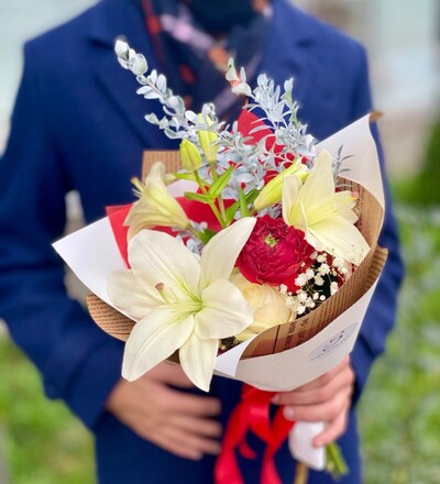 Купить Модный букет в Минске с бесплатной доставкой заказать в магазине флористики Садовская в Минске