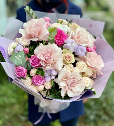 Купить Букет Французкий поцелуй заказать с доставкой в Минске  в магазине флористики Садовская в Минске