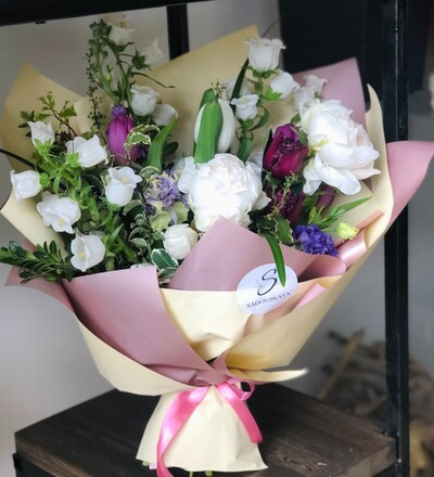 Купить Букет Зефирка с доставкой в Минске в магазине флористики Садовская в Минске