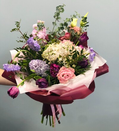 Купить Букет Марсала с доставкой по Минску в магазине флористики Садовская в Минске