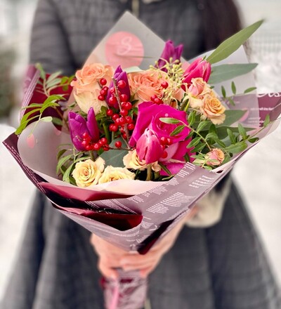 Купить Букет Антигуа с доставкой в Минске в магазине флористики Садовская в Минске