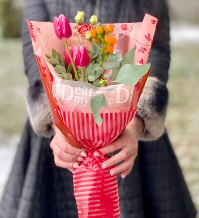 Купить Букет Моя весна с доставкой в Минске в магазине флористики Садовская в Минске