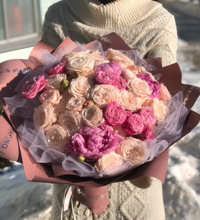 Купить Букет Роскошь и нежность с доставкой по Минску в магазине флористики Садовская в Минске