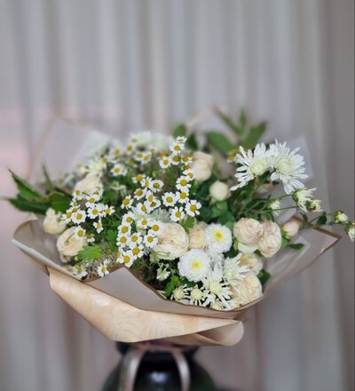 Купить Букет-Ромашковое настроение с доставкой в Минске в магазине флористики Садовская в Минске